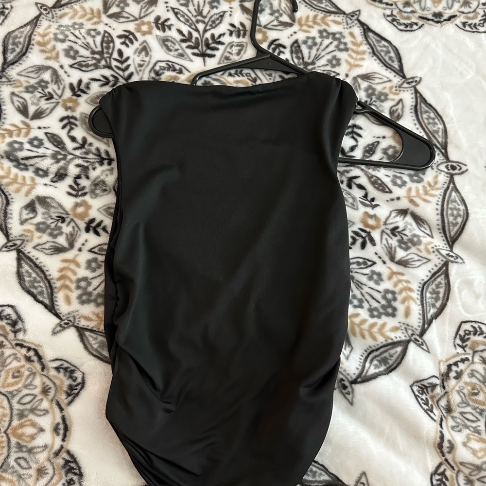 Elegant Black Off The Shoulder Top